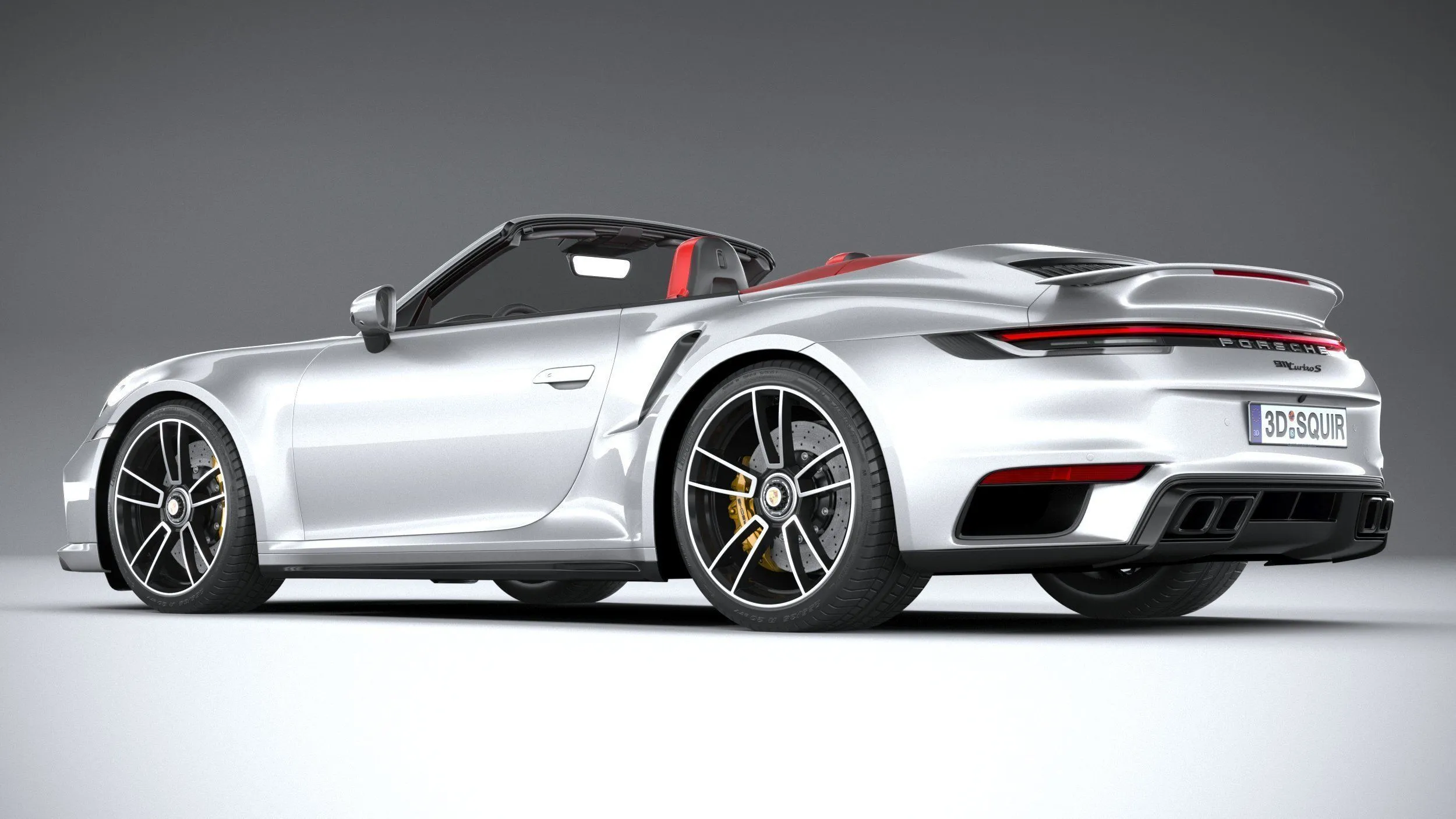 porsche car 24 models collection squir 3d 3d model
