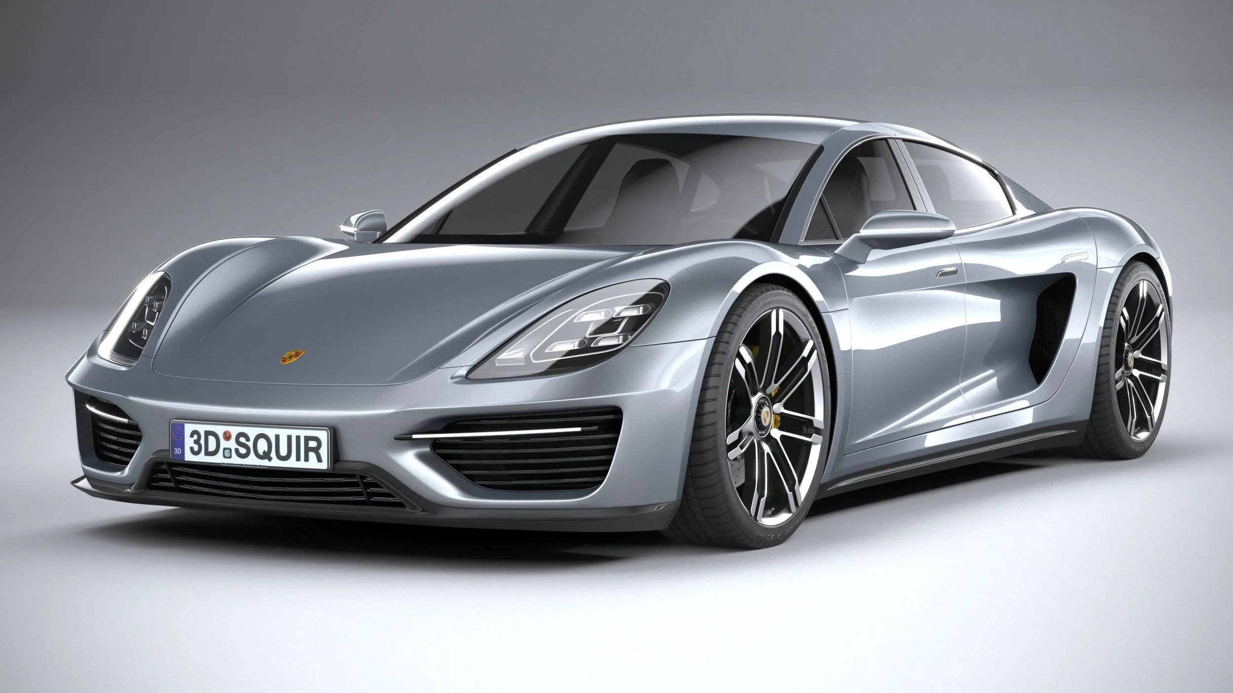 porsche car 24 models collection squir 3d 3d model