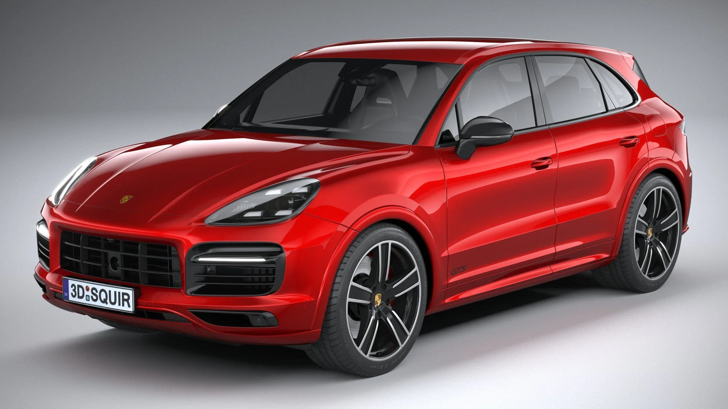 porsche car 24 models collection squir 3d 3d model