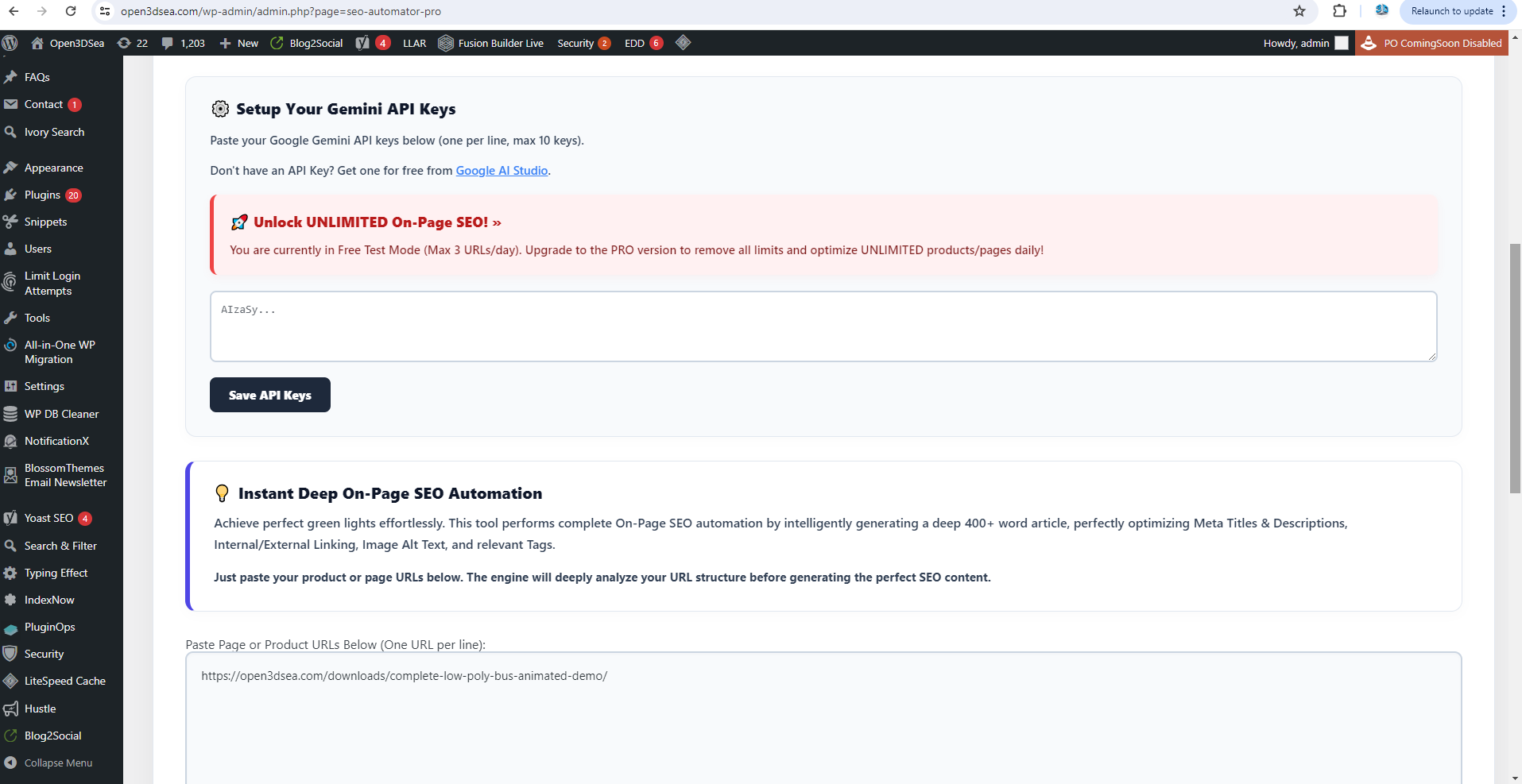 ai on page seo plugin wordpress